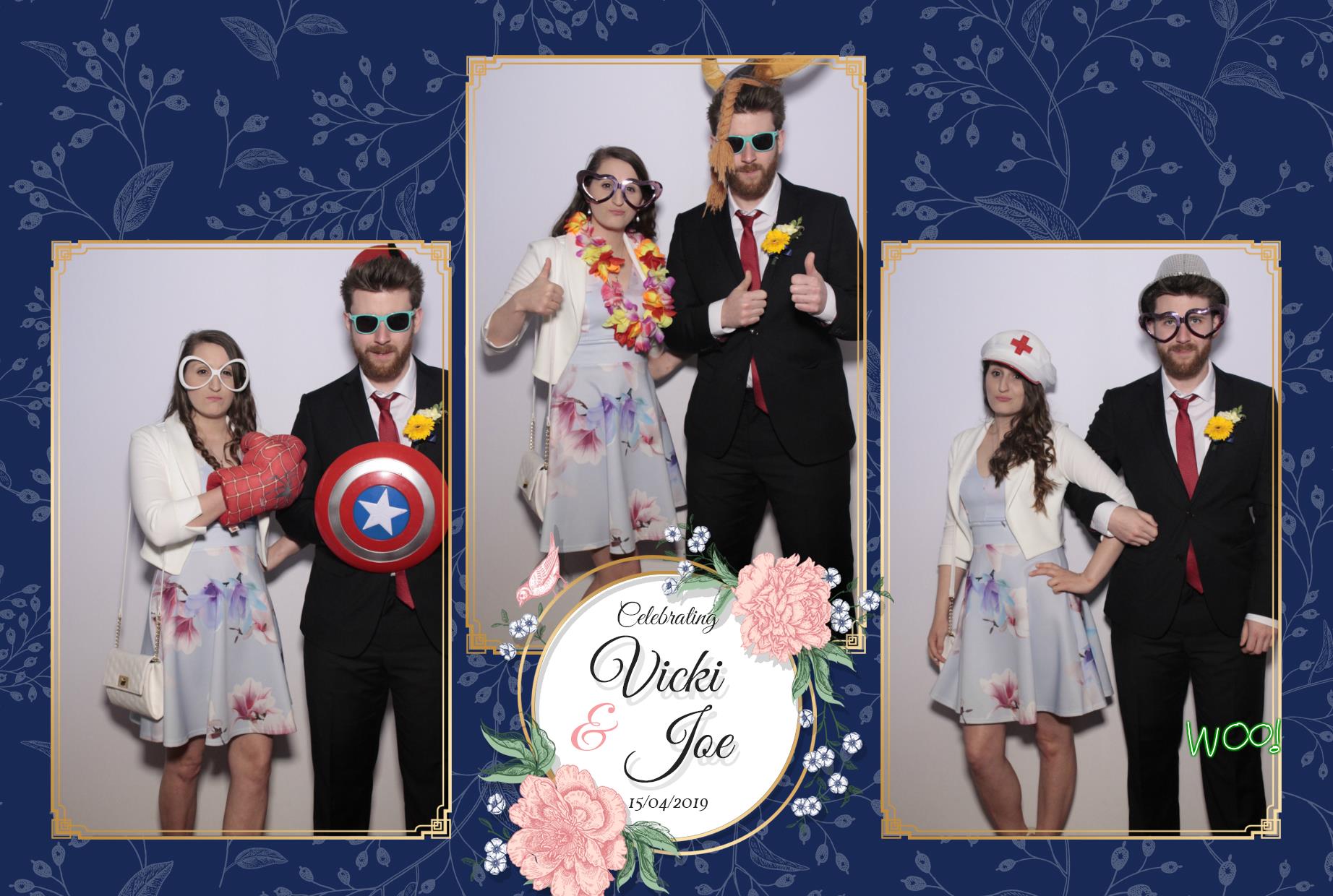 Vicki and Joe's Wedding  | View more photos from the event at gallery.myphotoboothexperience.co.uk/u/MyPhotoBoothExperienceLtd/Vicki-and-Joes-Wedding